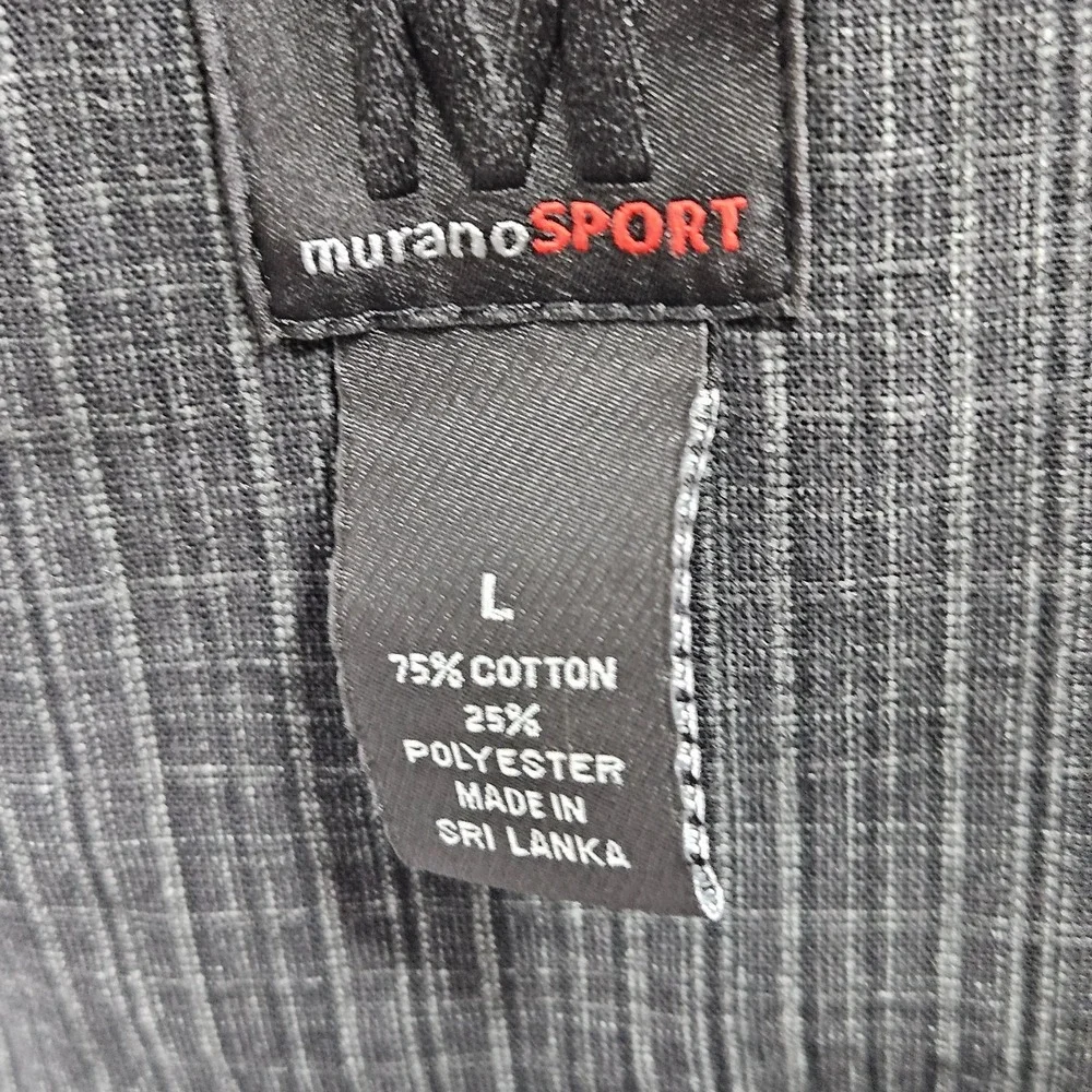 Murano Men's Sport Coat Blazer‎ Three Button Unstructured Cotton Size LARGE